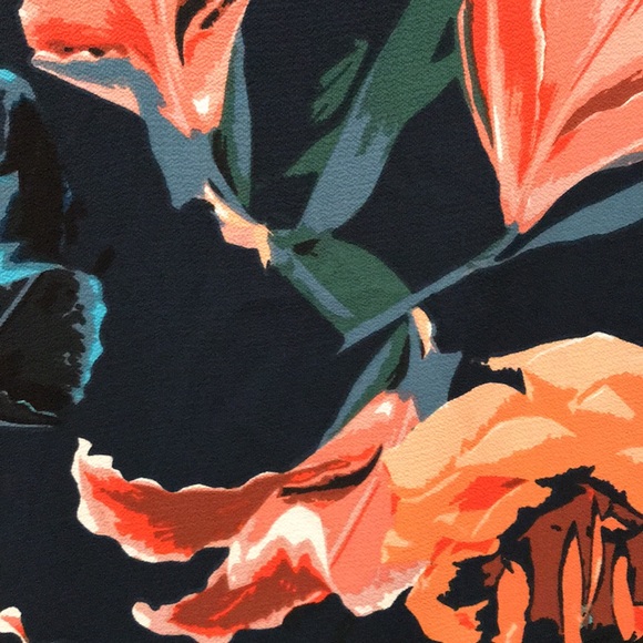 C&E Watercolored Floral Tank Blouse - Picture 3 of 3